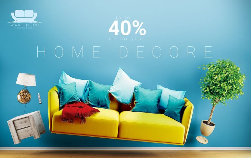 Furniture advertising banner