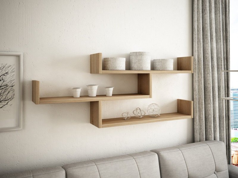 Wall shelves