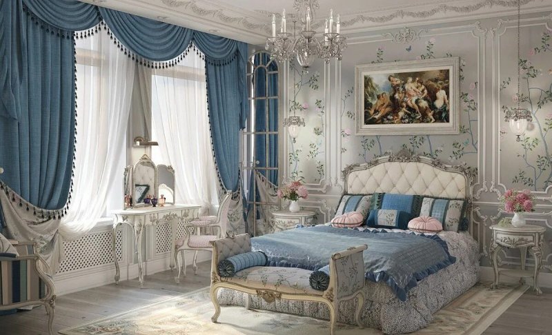 Rococo style in the interior