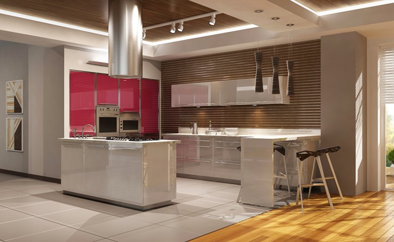 Kitchen design in a modern style