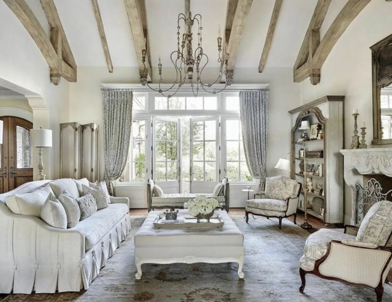 Provence style in the interior of a country house