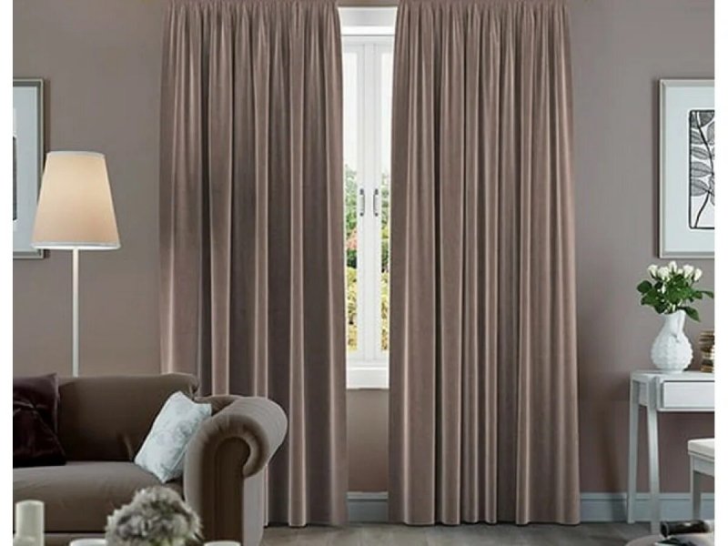 Velur curtains