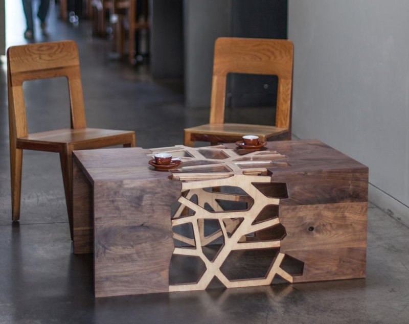 Unusual wooden furniture