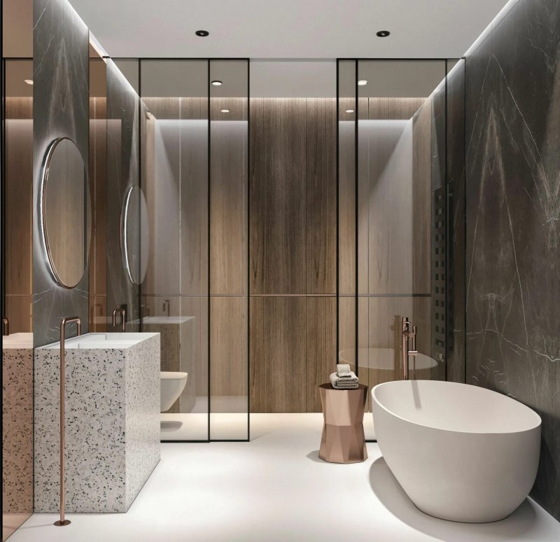 Modern bathrooms