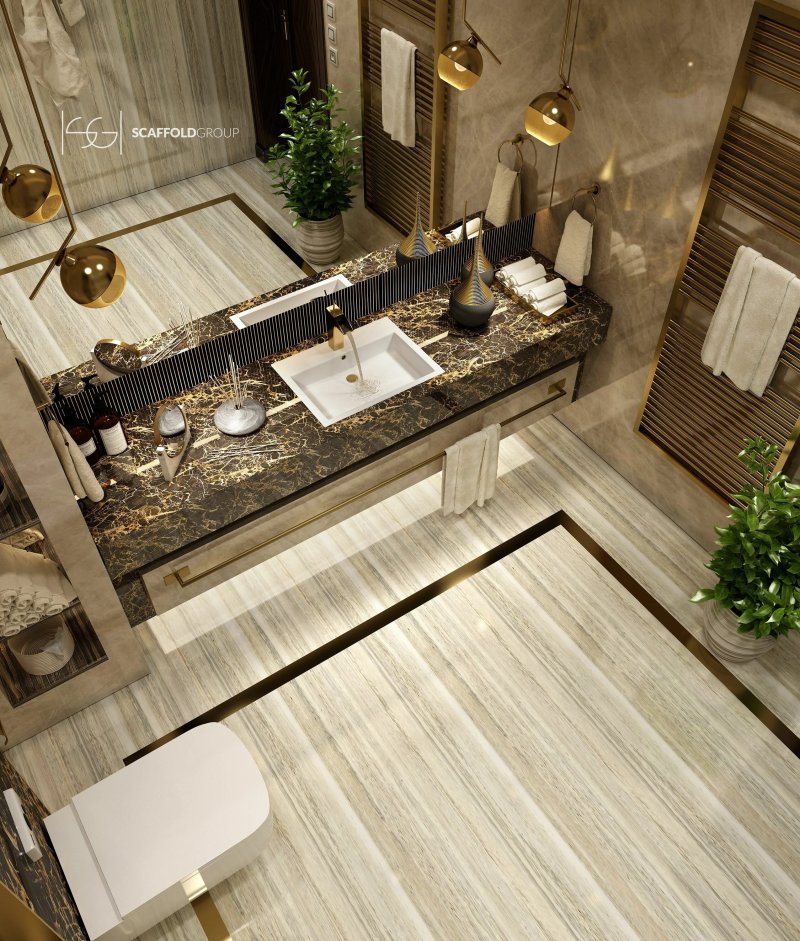 Designer bathroom