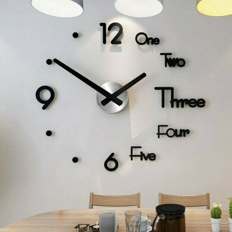 Creative clock on the wall