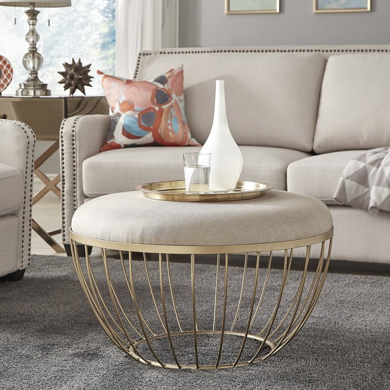 Round coffee table