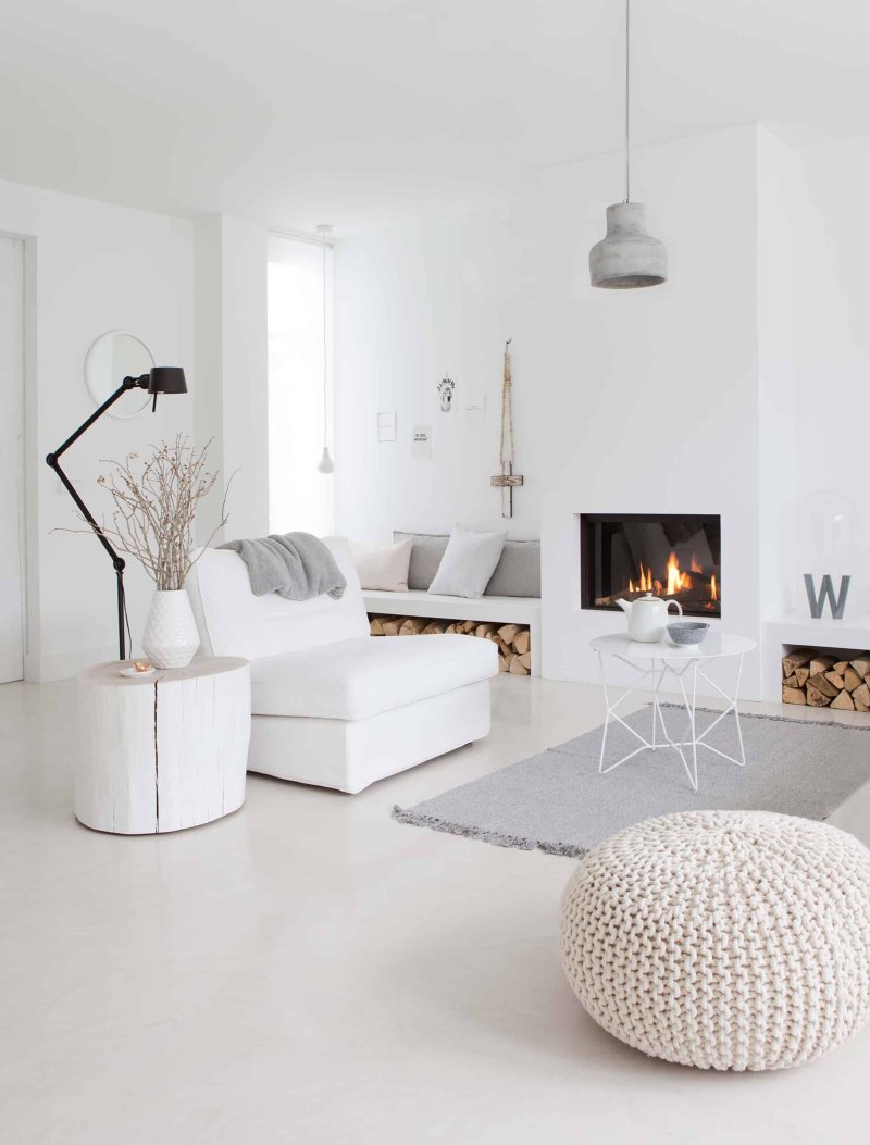 White interiors