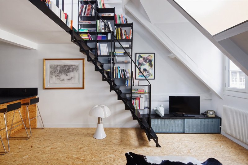 Small staircase for loft