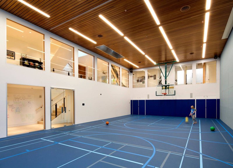 Modern school gym