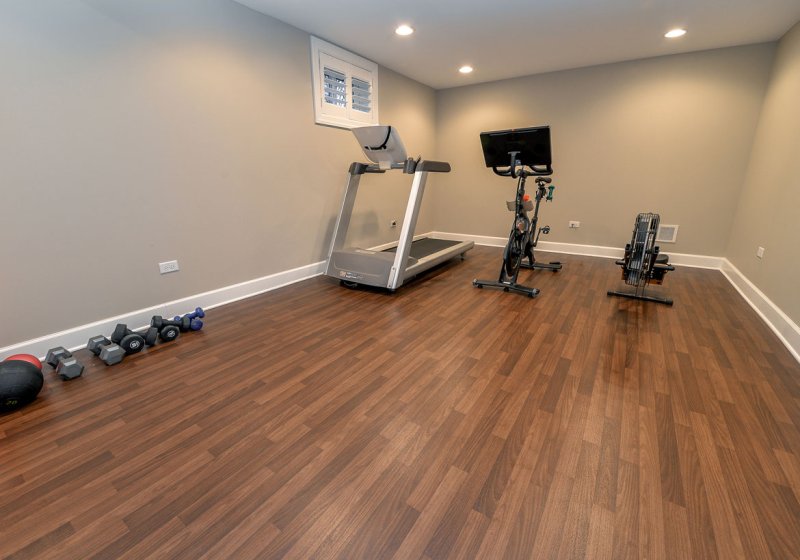 Home gym interior