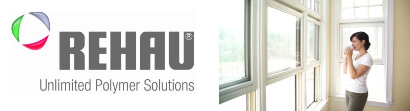 Rehau windows of the logo