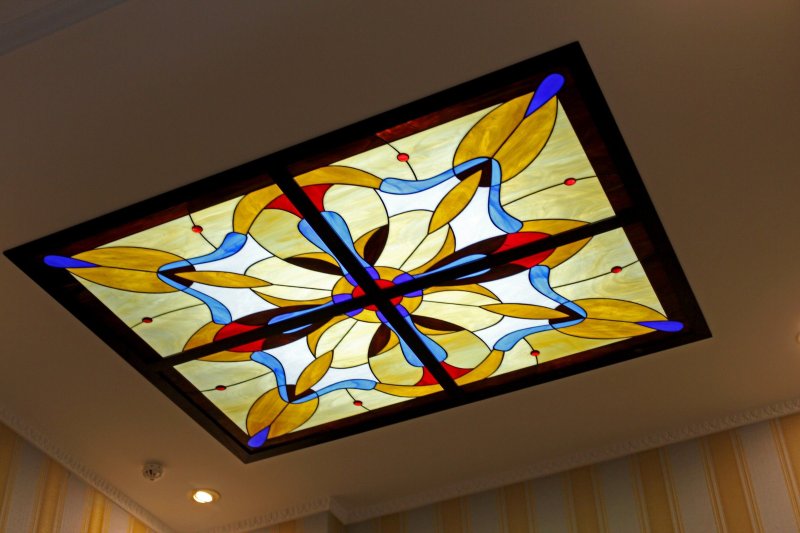 Tiffany stained glass ceilings