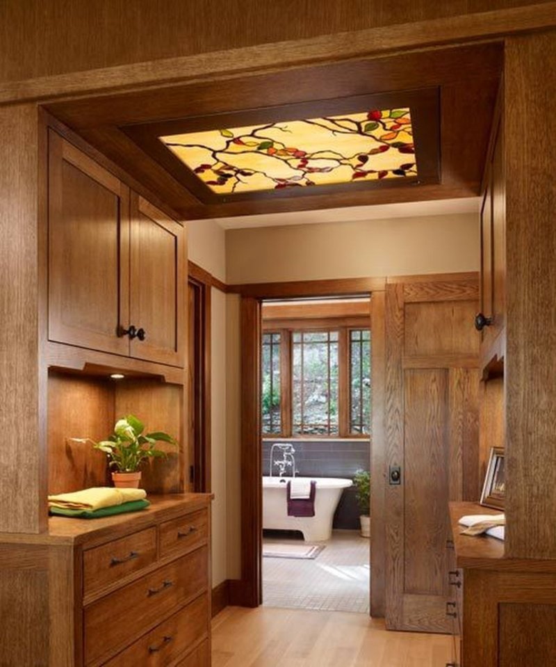 Hallway of interior design in a private house