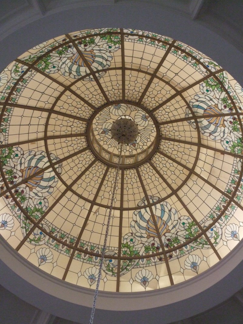 Tiffany stained glasses Dome ceiling Arts Master