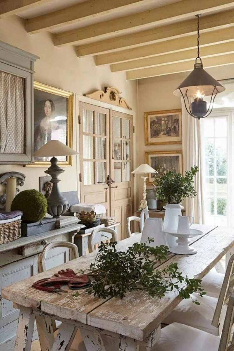 Provence style in the interior of a country house