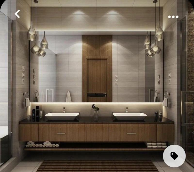 Bathroom design in a modern style