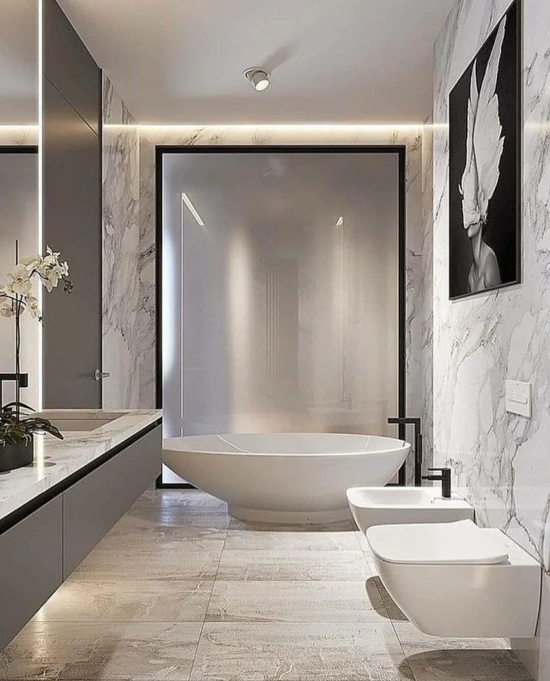 Bathroom in modern style