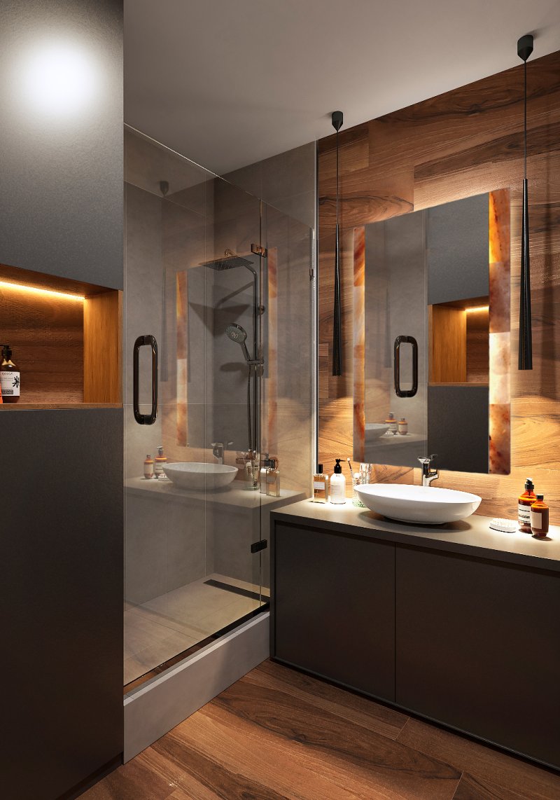 Bathroom in modern style