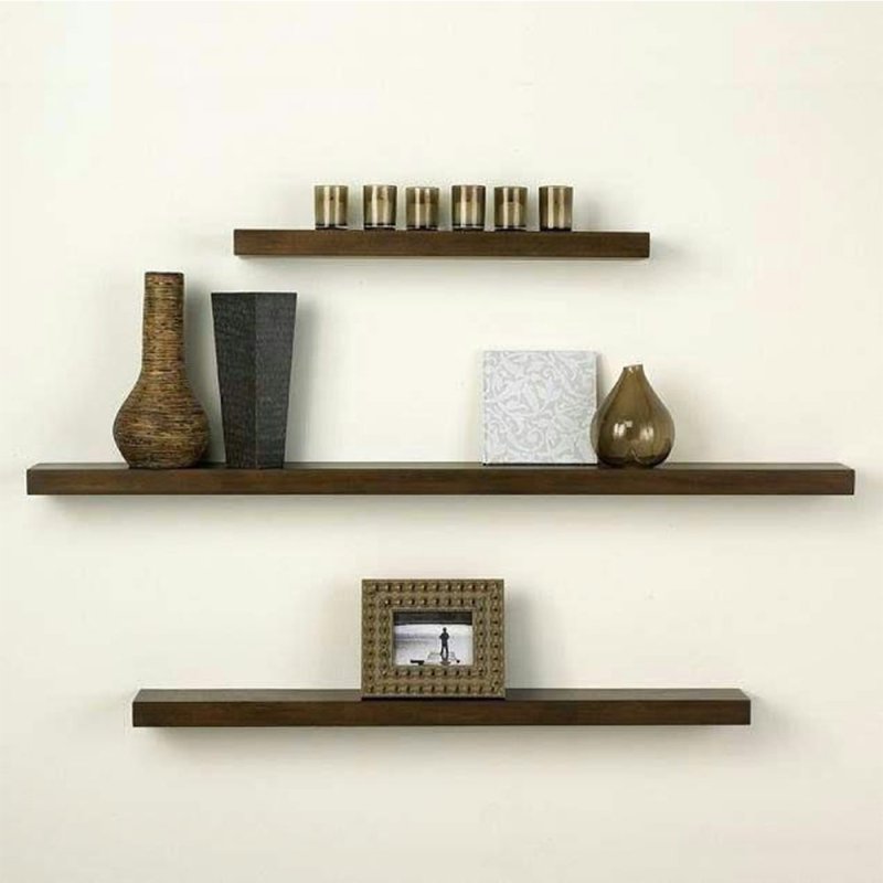 Wall -mounted shelf open