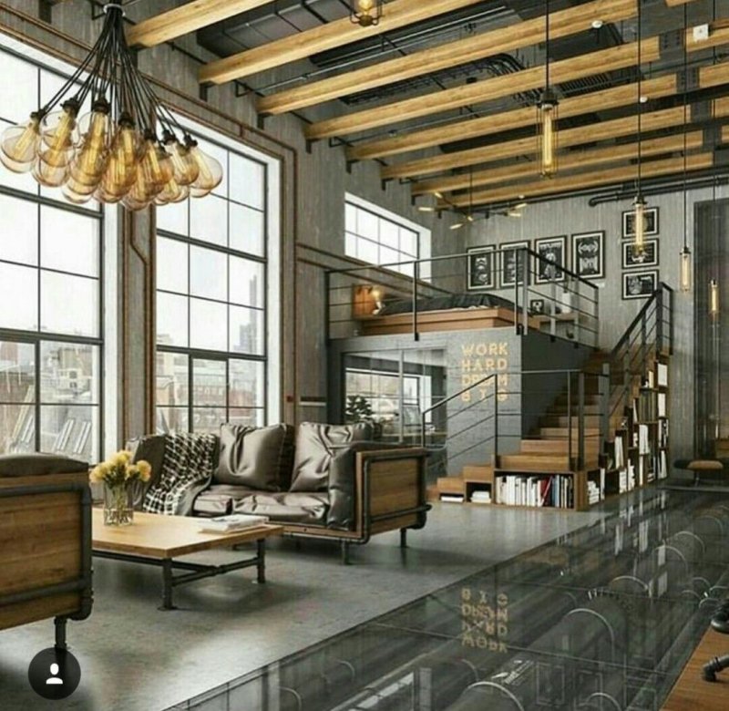 Loft style in the interior