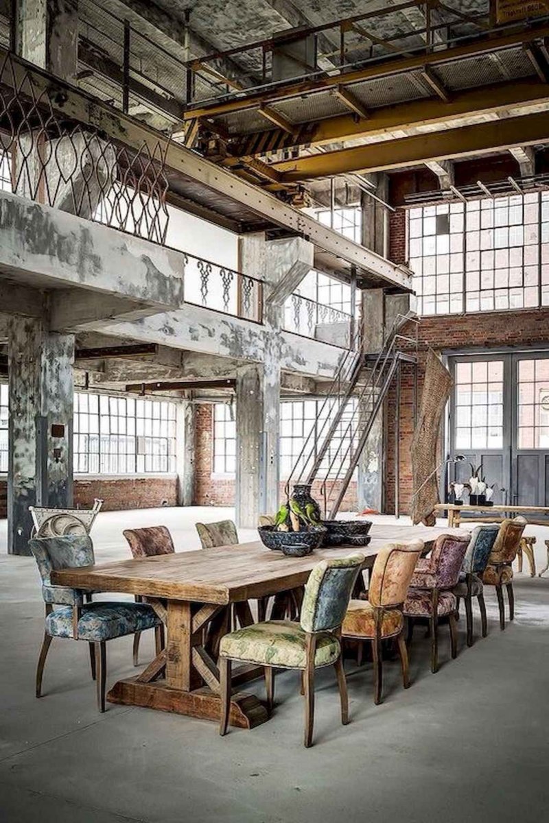 Loft is a nouveau style