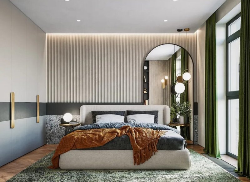 Bedrooms in modern style