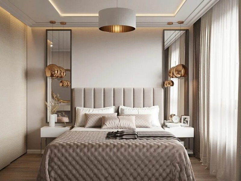 Bedrooms in modern style