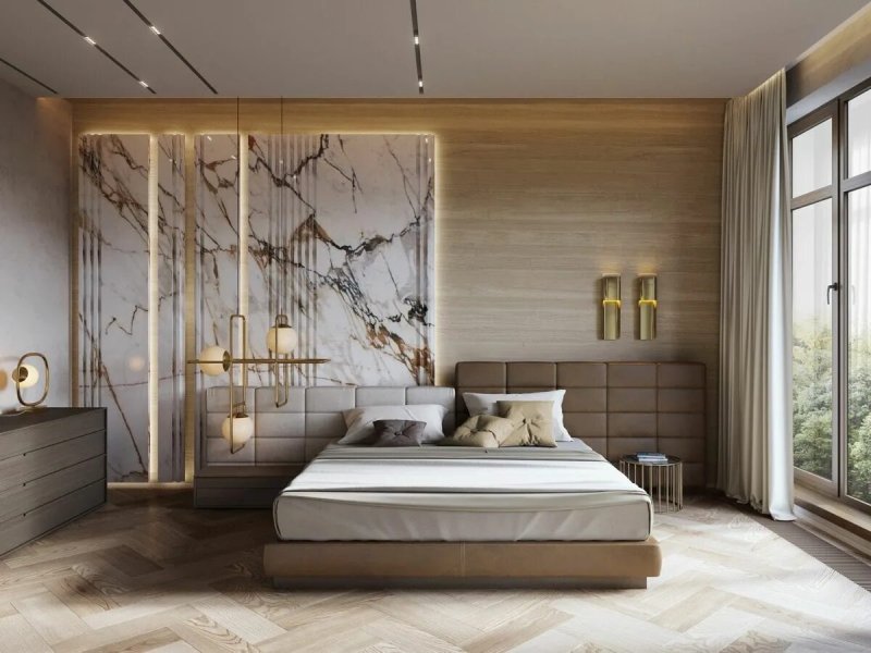 Bedrooms in modern style