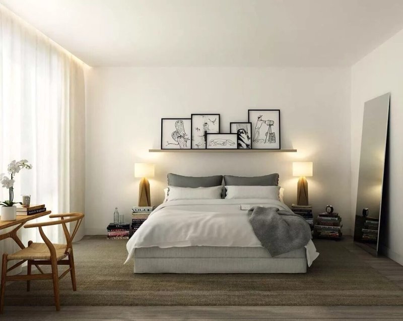 Scandinavian -style bedrooms