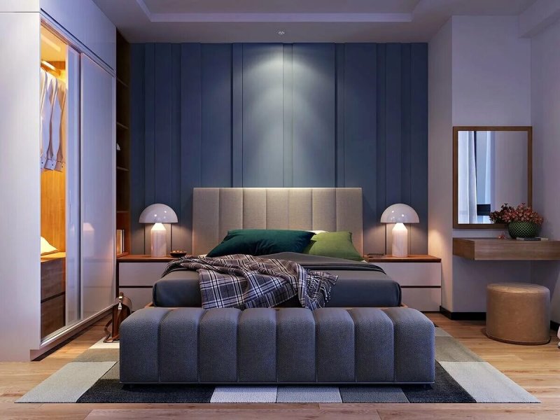 Bedrooms in modern style