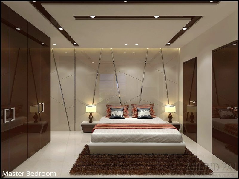 Bedrooms in modern style