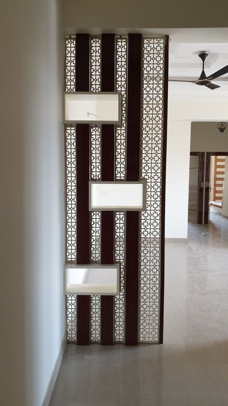 Decorative partition for zoning