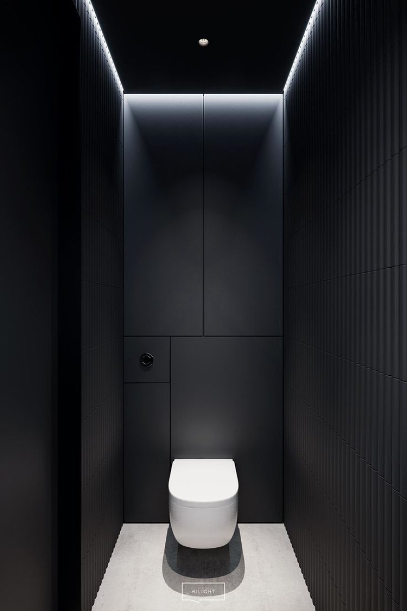 Toilet in modern style