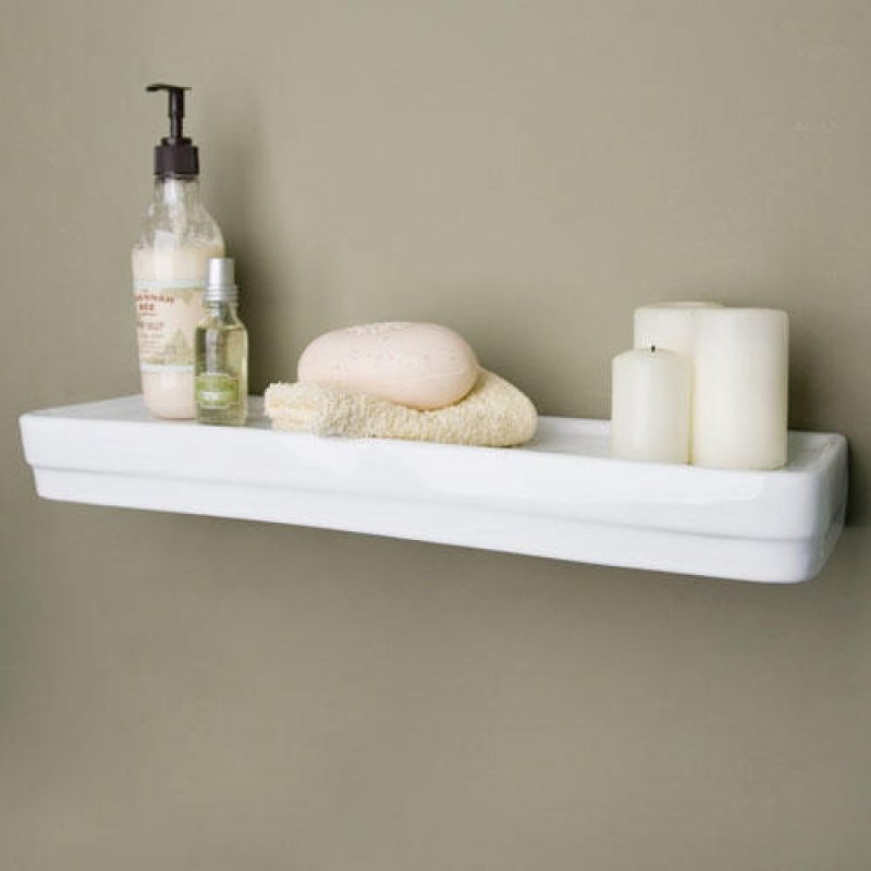 Shelves in the bathroom