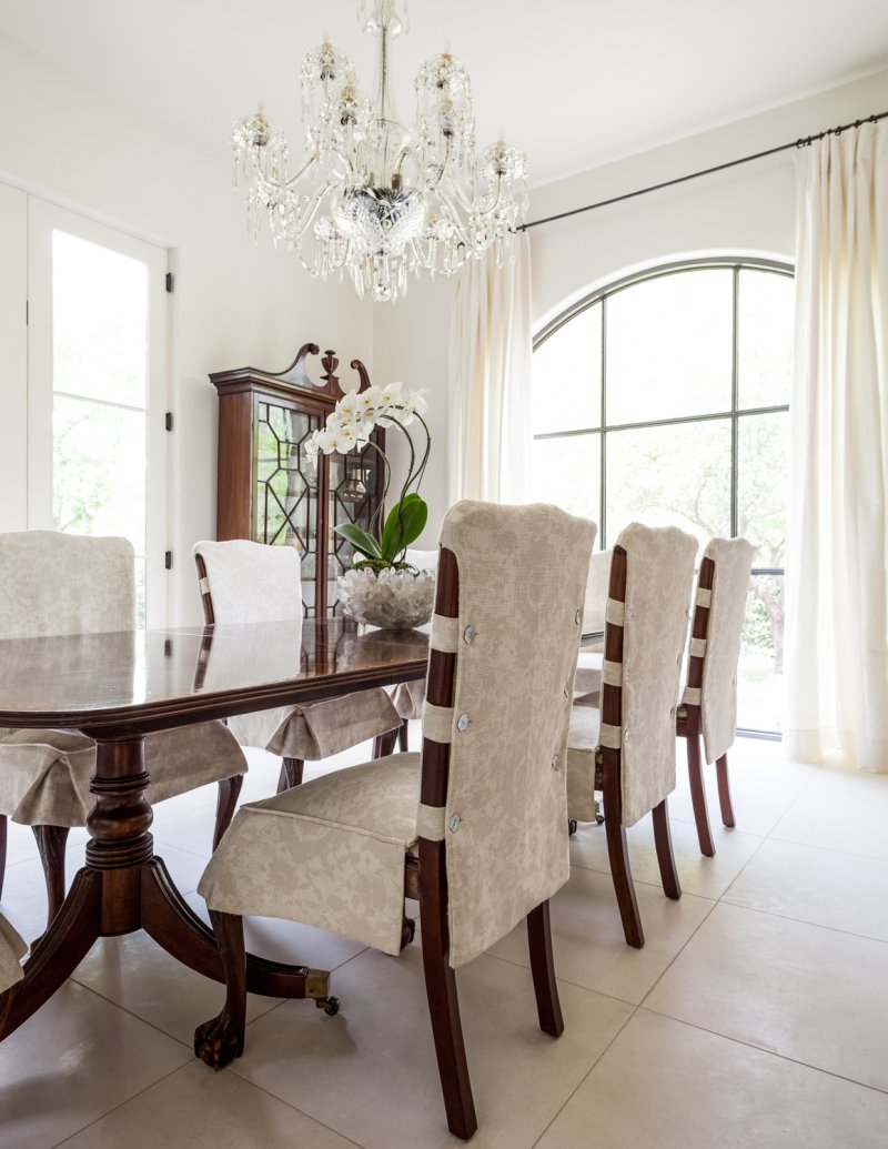 Living room dining room country