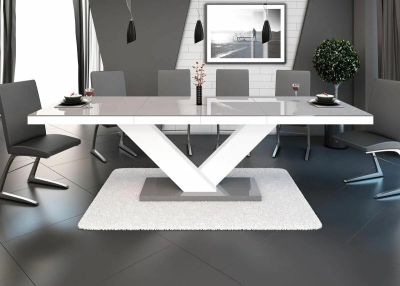 Table in a modern style