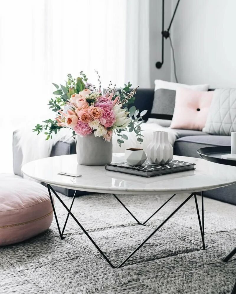 Scandinavian sofa in the interior