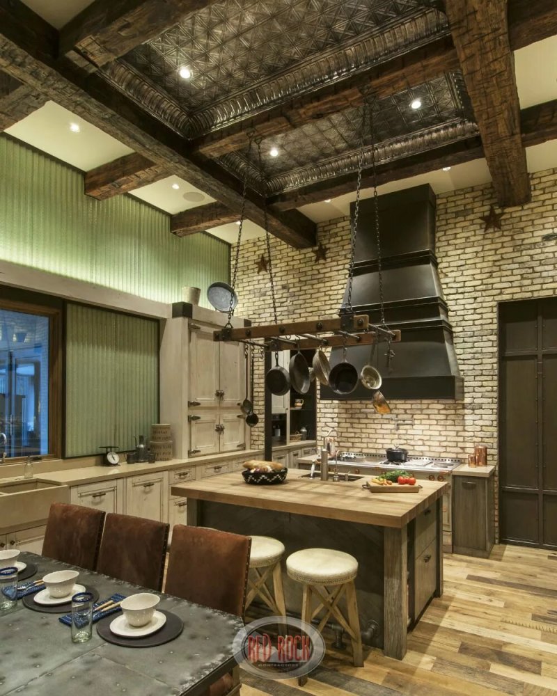 Loft style kitchen design