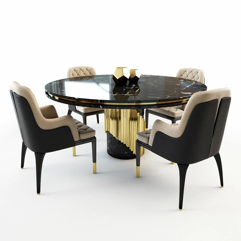 Round dining tables