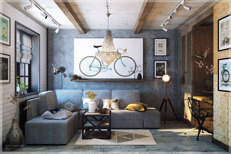 Loft style in the interior