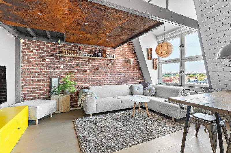 Loft style in the interior