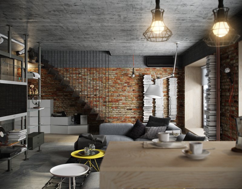 Loft style in the interior