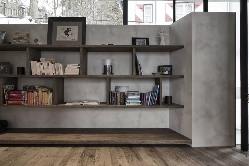 Wall -mounted shelf in the style of loft