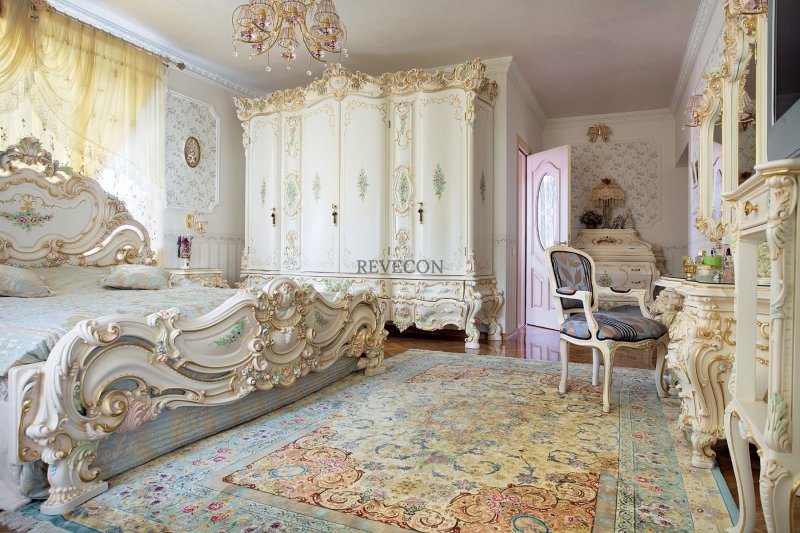 Rococo Baroque bedroom