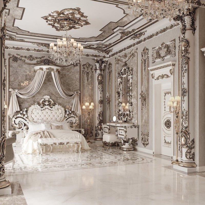 Rococo Baroque style in the interior