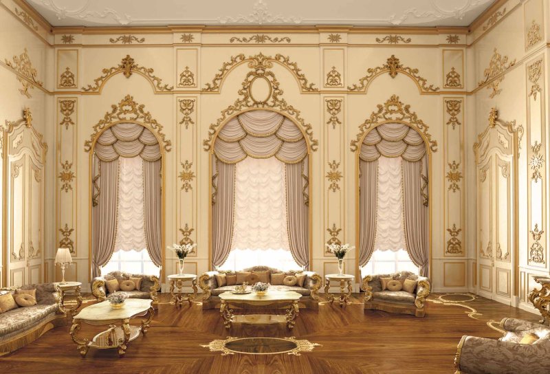 Baroque style rococo ampir