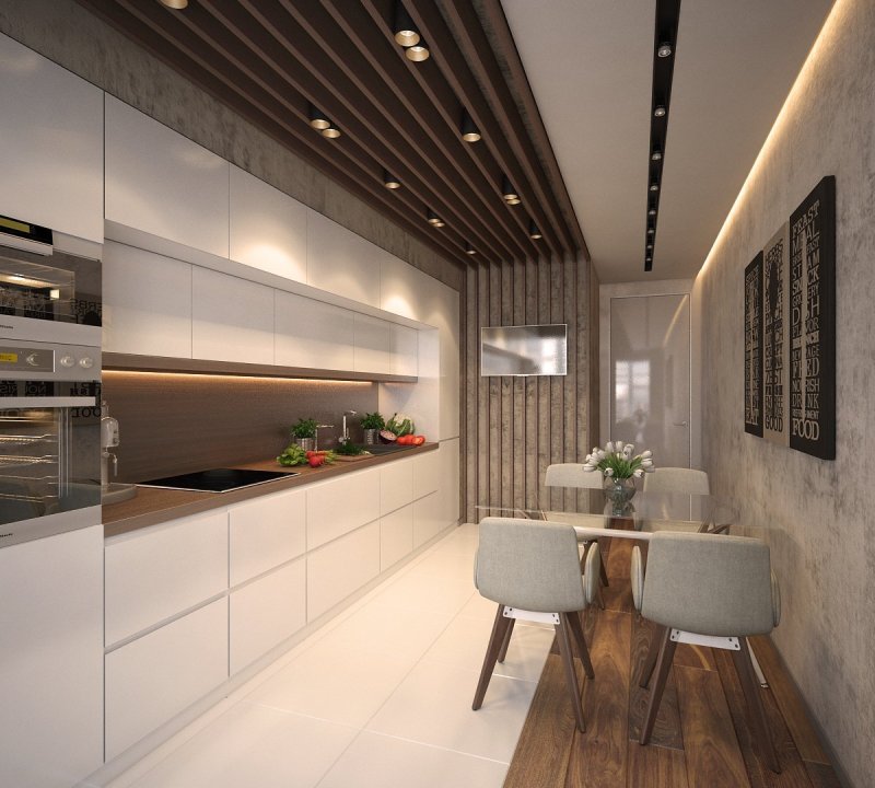 Kitchen design in a modern style