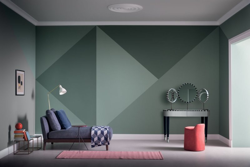 Geometric painting walls