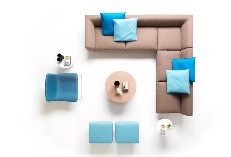 Sofa from above